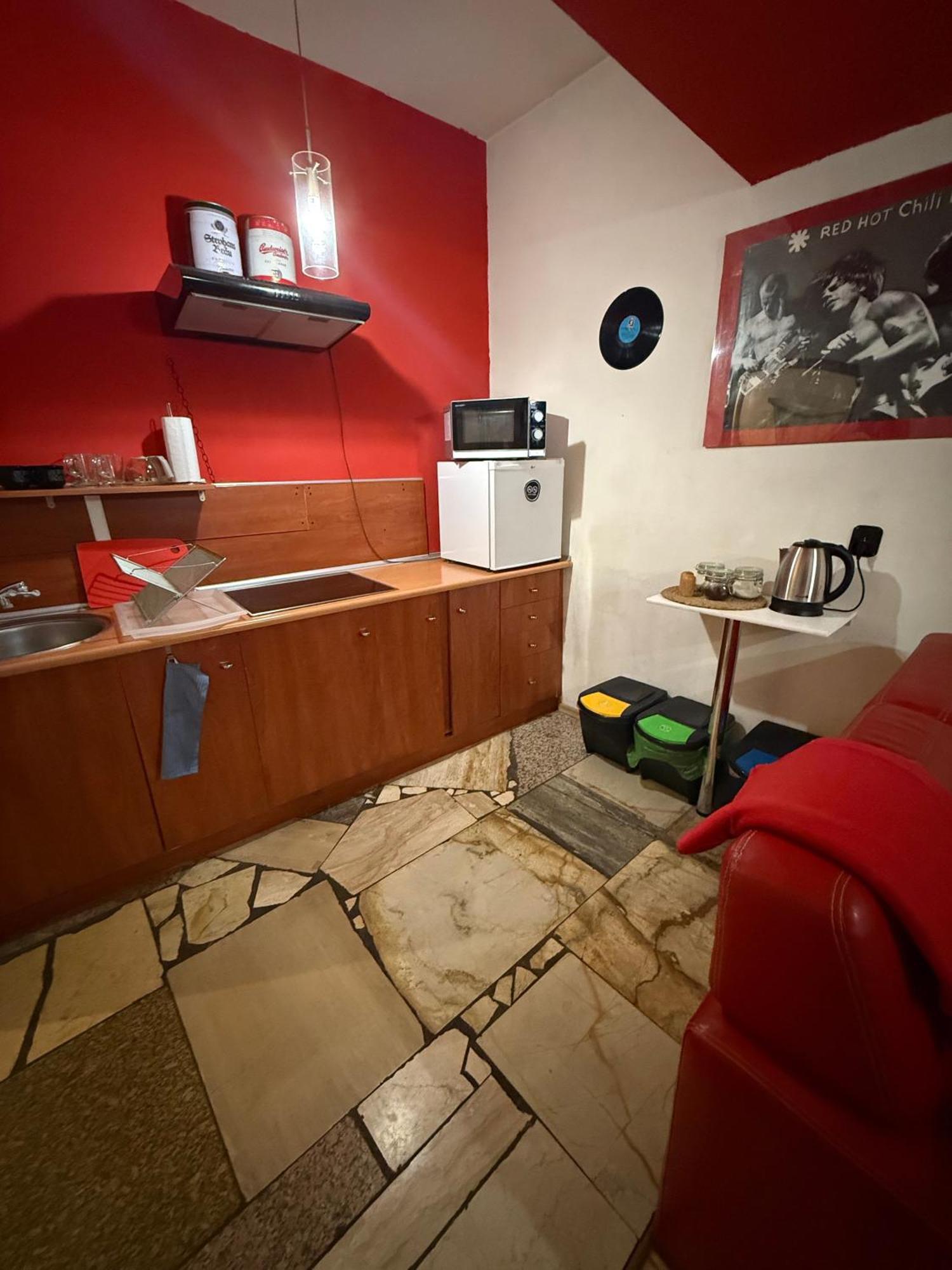Studio Red And White Apartment Lodz  Exterior photo